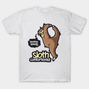 Sloth Shirt Kids Contortionist Shirt Yoga Gymnast Tumbler T-Shirt